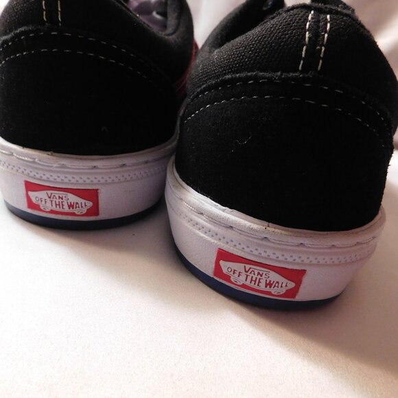 VANS First in BMX Old Sneakers Red and Black Men's Size 7 - Picture 4 of 7